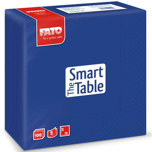 Servetele 38x38 cm 2 straturi, Smart Table, Fato albastru-inchis 