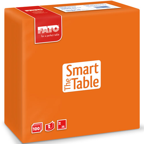 Servetele 38x38 cm 2 straturi, Smart Table, Fato portocaliu 