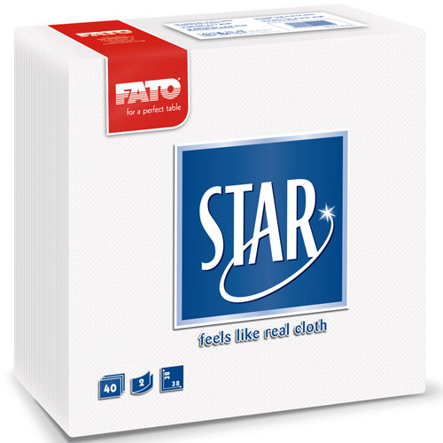 Servetele 38x38 cm 2 straturi, Star, Fato