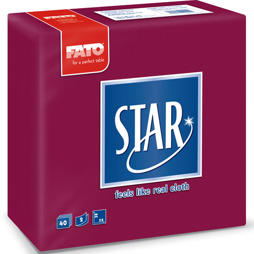 Servetele 38x38 cm 2 straturi, Star, Fato