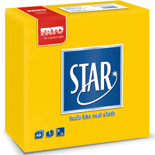 Servetele 38x38 cm 2 straturi, Star, Fato