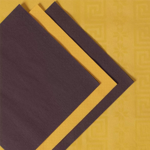 Servetele Smart Table 24x24 cm, 2 straturi, Fato maro-inchis 