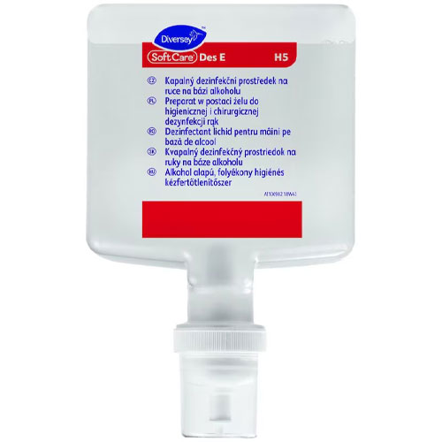 Soft Care Des E H5 - Dezinfectant pentru maini, pe baza de alcool, 1.3L, Diversey