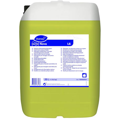 Suma Nova L6 - Detergent lichid pentru spălarea automată, 20L, Diversey