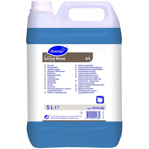 Suma Rinse A5 - Agent pentru clatire vesela si pahare, 5L, Diversey