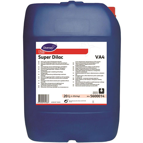 Super Dilac VA4 - Detergent detartrant acid cu spumare redusa, 20L, Diversey