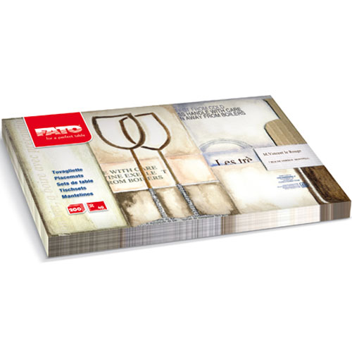 Suport farfurie (placemat) din hartie 30x40 cm, Bistrot, Fato