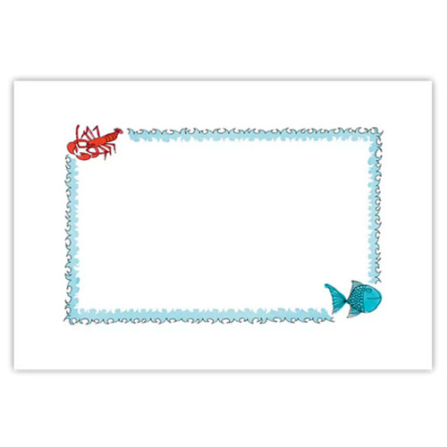 Suport farfurie (placemat) din hartie 30x40 cm, Pesciolini, Fato