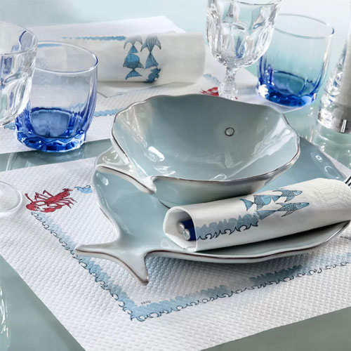 Suport farfurie (placemat) din hartie 30x40 cm, Pesciolini, Fato