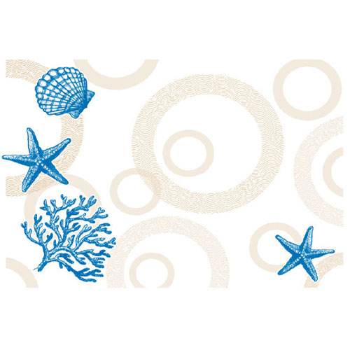 Suport farfurie (placemat) din hartie 30x40 cm, Sea Shell, Fato