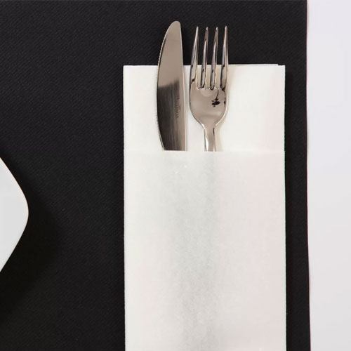 Suport tacamuri cu servetel din airlaid, 40x40 cm, Tablewear, Fato