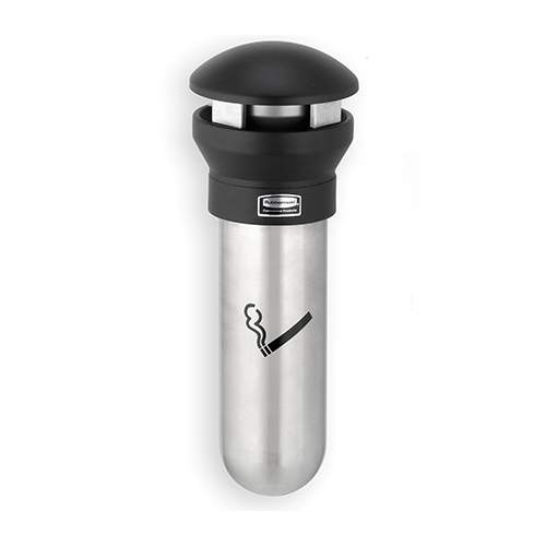 Scrumiera Infinity - Wall Mount, inox/metal, Rubbermaid