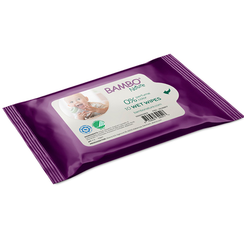 Servetele umede pentru bebelusi fara parfum, Bambo Nature, Abena