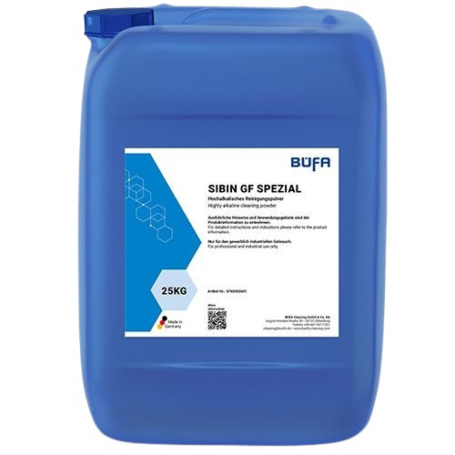 Praf de curatare puternic alcalin, 25kg, Sibin GF Spezial, Bufa