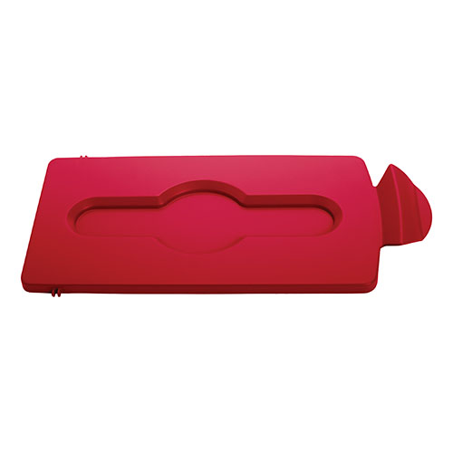 SJRS - Capac inchis, Rubbermaid, gri rosu 