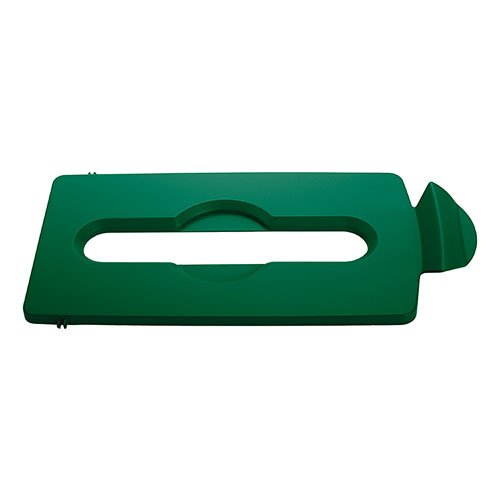 SJRS - Capac deseuri hartie, Rubbermaid, albastru verde 