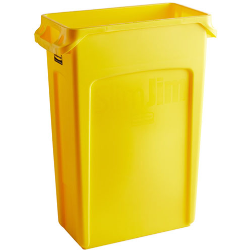 Container Slim Jim cu canale de ventilare 87 L, Rubbermaid