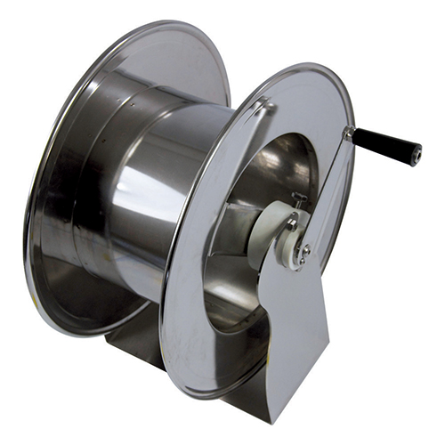 Tambur cu actionare manuala din inox pentru furtun 35-50 m, AVM9811 600, Ramex