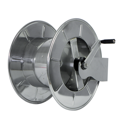 Tambur cu actionare manuala din inox pentru furtun, AVM9921 600, Ramex inox aisi 304
