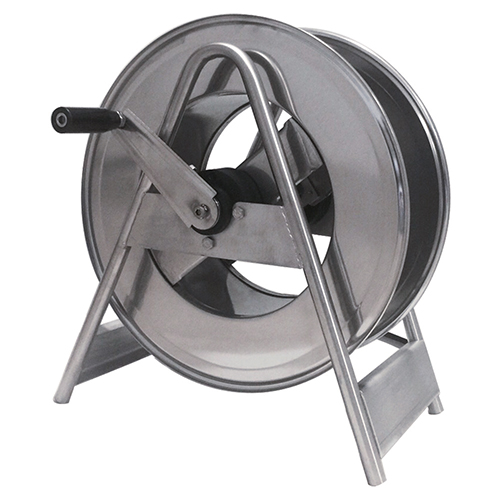 Tambur retractabil din inox pentru cablu electric 3 x 2.5 mm, 30 m, Ramex