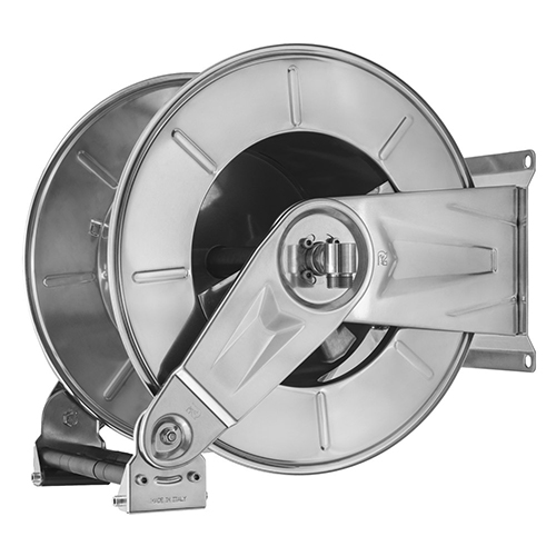 Tambur retractabil din inox pentru furtun 20 m, HR1100, Ramex