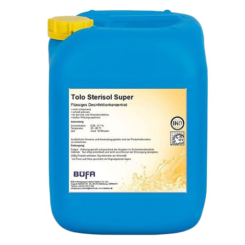Dezinfectant lichid pe baza de clor activ, 24 kg, Tolo Sterisol Super, Bufa