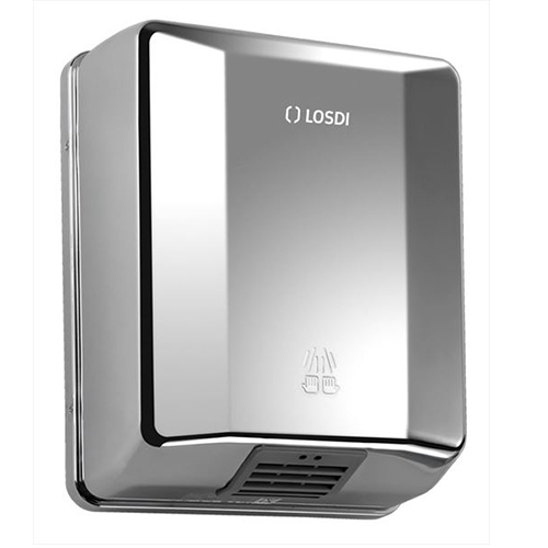 Uscator de maini 1600 W, Losdi, alb gri 