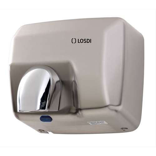 Uscator de maini din inox cu senzor 2500 W, Losdi, alb bej 