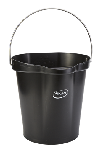 Galeata Hygiene 12 L,  Vikan 12l negru 