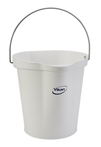 Galeata Hygiene 12 L,  Vikan 12l alb 