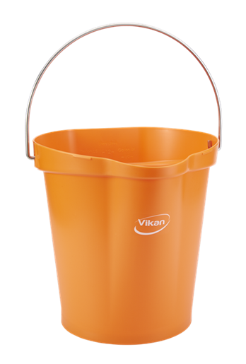 Galeata Hygiene 12 L,  Vikan 12l portocalie 