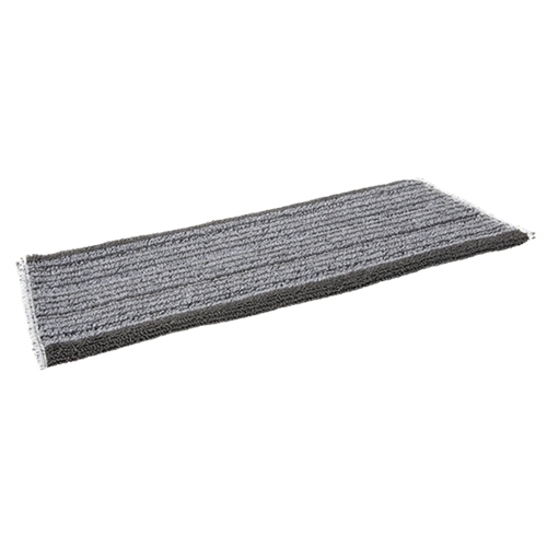 Mop Damp/Dry 31 din microfibra, cu prindere tip velcro, 40 cm, gri, Vikan