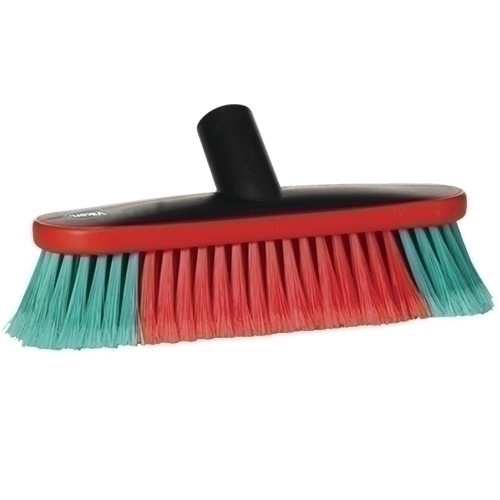 Perie auto cu distributie apa 370 mm, peri moi/despicati, neagra, Vikan