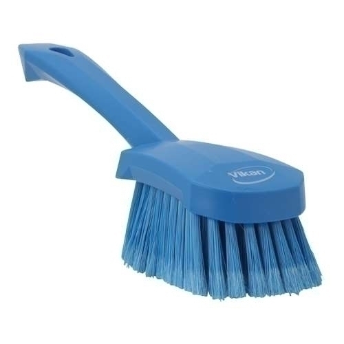 Perie cu maner scurt, peri moi/despicati, 270 mm,  Vikan 270 mm albastru 