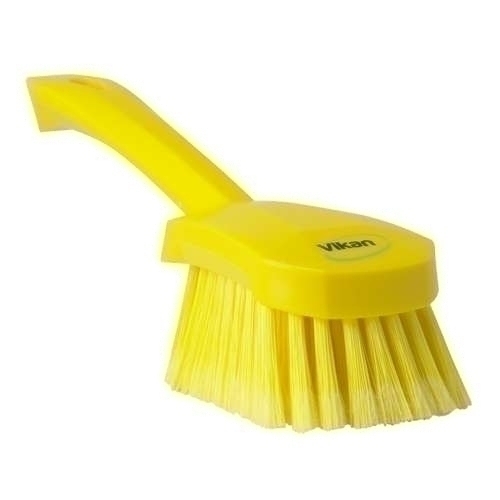 Perie cu maner scurt, peri moi/despicati, 270 mm,  Vikan 270 mm galben 
