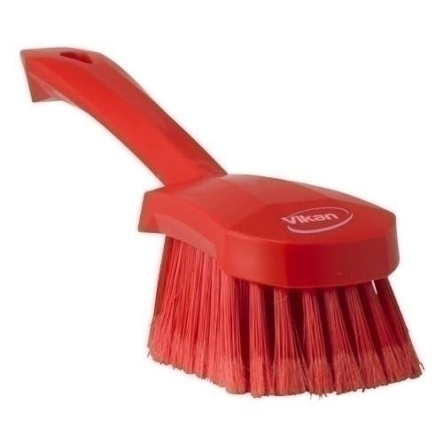 Perie cu maner scurt, peri moi/despicati, 270 mm,  Vikan 270 mm rosu 