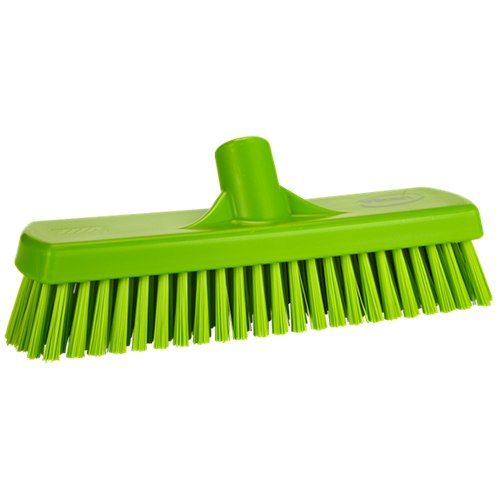 Perie curatare pereti si podele, 305 mm, peri duri,  Vikan 305 mm lime 