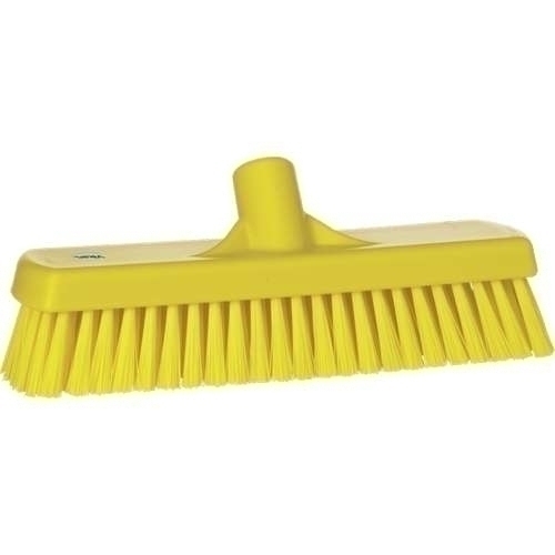 Perie curatare pereti si podele, 305 mm, peri duri,  Vikan 305 mm galben 