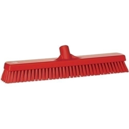 Perie curatare pereti/podele 470 mm, peri duri,  Vikan 470mm rosu 