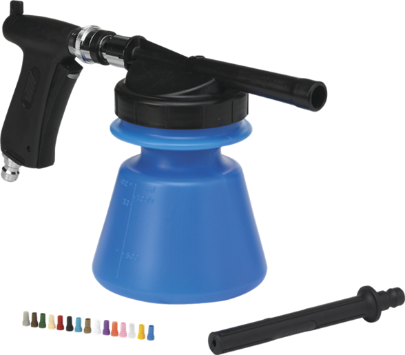 Pulverizator cu jet spuma 1.4 L, Vikan, albastru