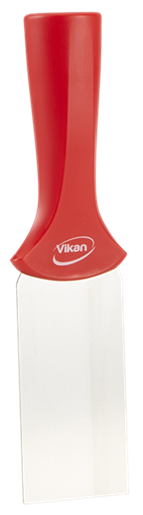 Scraper lamela inox cu filet 50 mm,  Vikan 50 mm rosu 