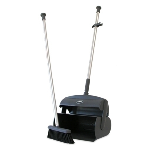 Set faras inchis cu matura si racleta 1050 mm, gri, Vikan