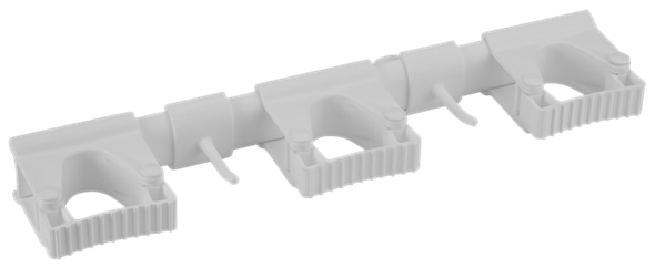 Suport perete Hygienic Hi-Flex 3-5 produse 420 mm, Vikan alb 