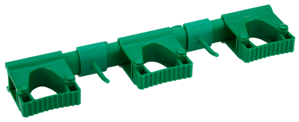 Suport perete Hygienic Hi-Flex 3-5 produse 420 mm, Vikan verde 
