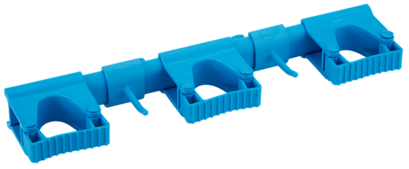 Suport perete Hygienic Hi-Flex 3-5 produse 420 mm, Vikan albastru 