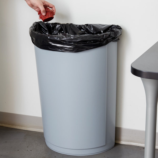 Container semi-rotund 79.5 L, gri, Rubbermaid