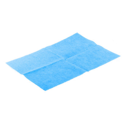 Set lavete Super HACCP albe, DeWitte albastru 