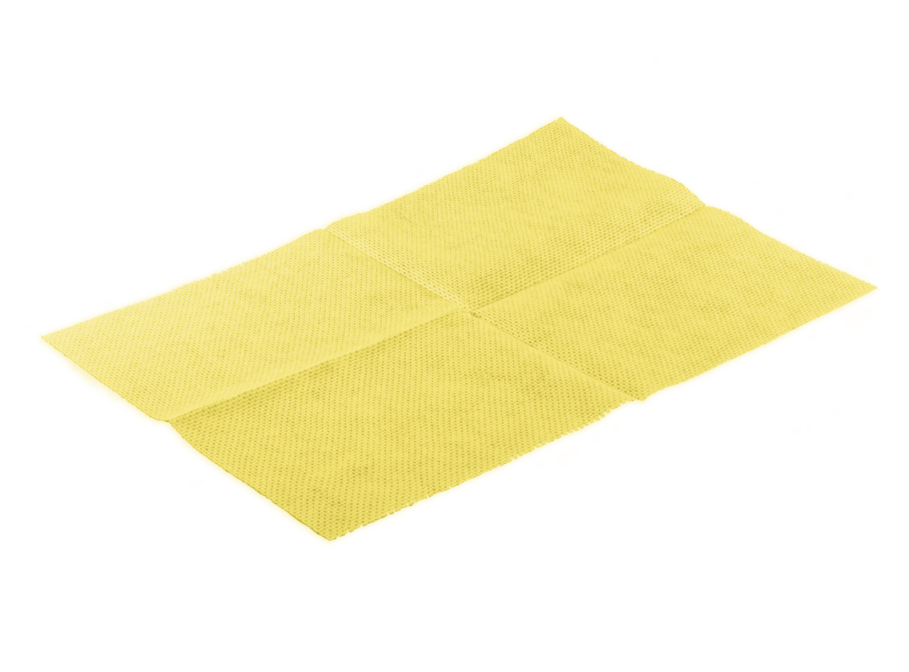Set lavete Super HACCP albe, DeWitte galben 
