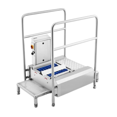 Statie igienizare incaltaminte Sole-Star Ecoline, inox, Mohn