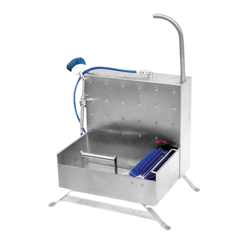 Statie igienizare incaltaminte Boot-Master Ecoline, inox, Mohn